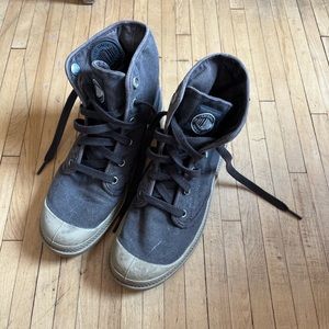 Warm gray palladium boots size 8.